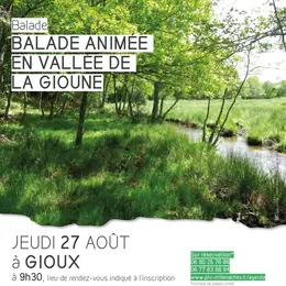 Balade animée en vallée de la Gioune