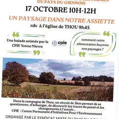Balade animée un paysage dans notre assiette