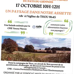 Balade animée un paysage dans notre assiette