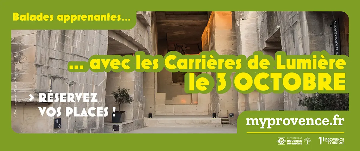 Balade apprenante culturelle aux Carrières des Lumières