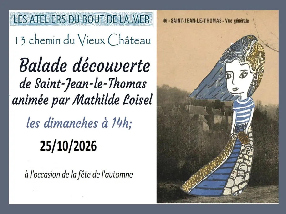 Balade artistique de St Jean-le-Thomas à l'occasion de la fête de l'automne
