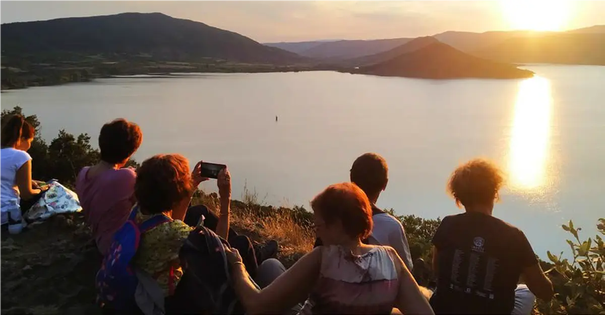 Balade Au Coucher Du Soleil
