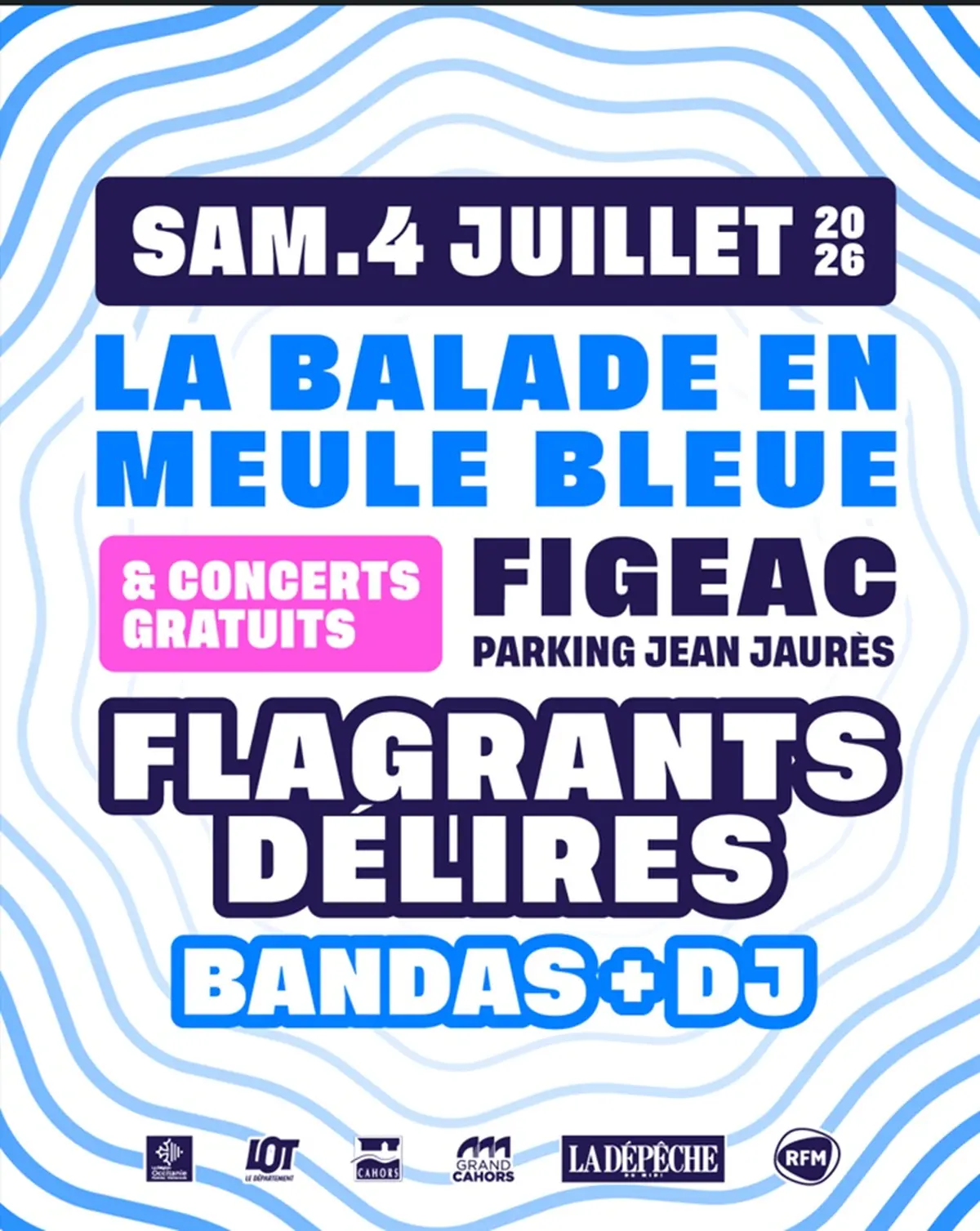 Balade bleue et soirée concerts à Figeac