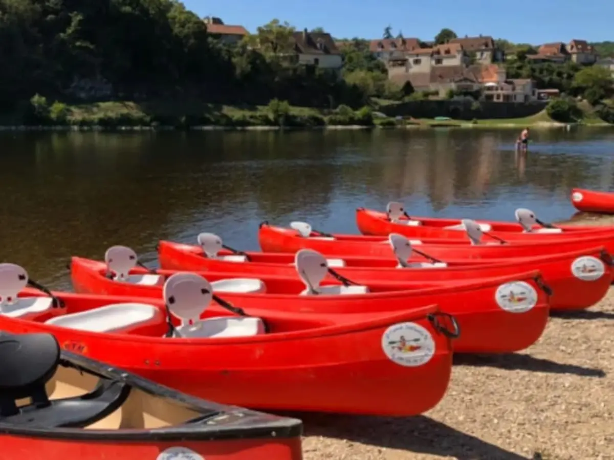 Balade canoë Circuit des 6 Château à Saint-Vincent-de-Cosse (24)