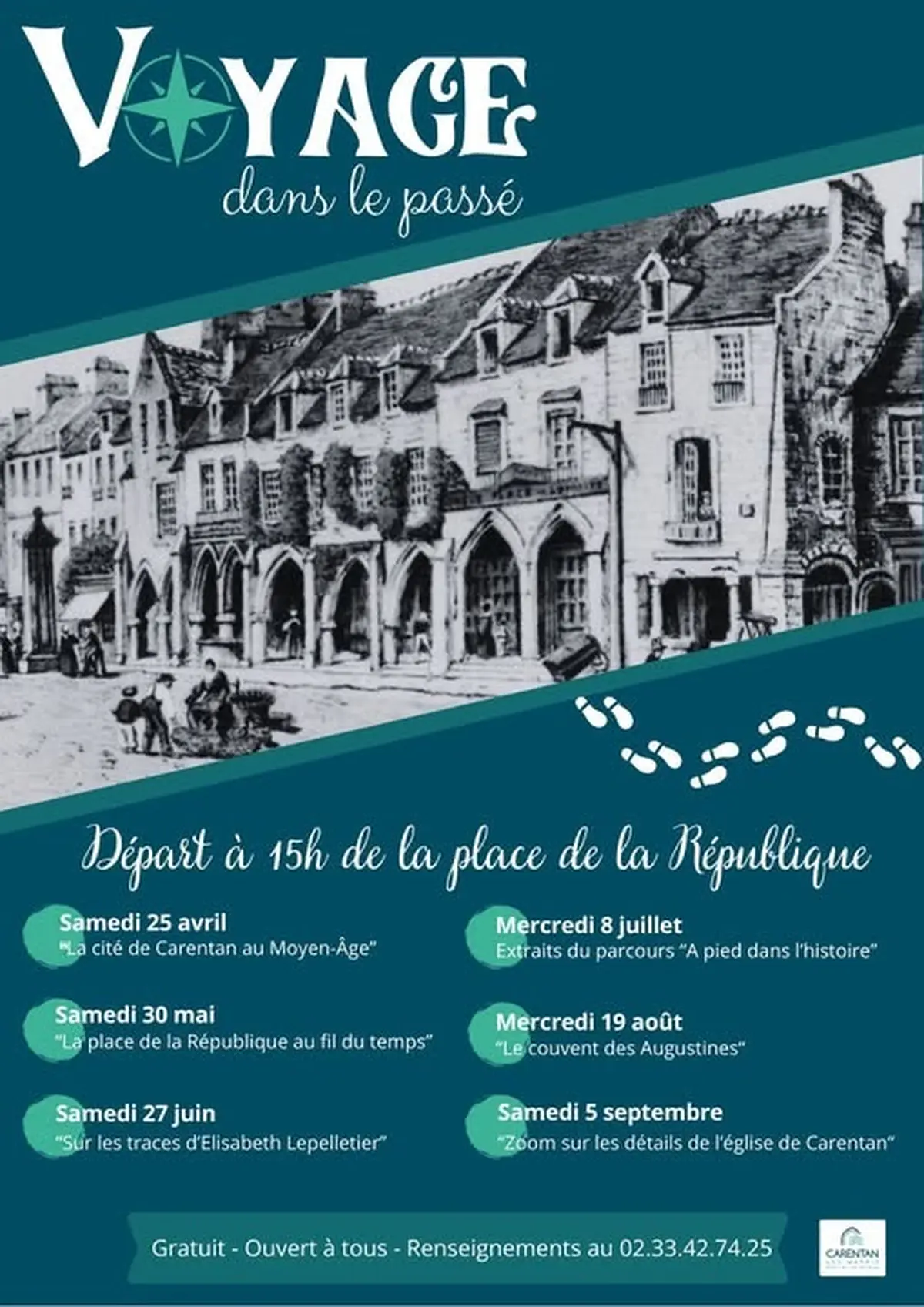 Balade commentée La cité de Carentan au Moyen-Âge