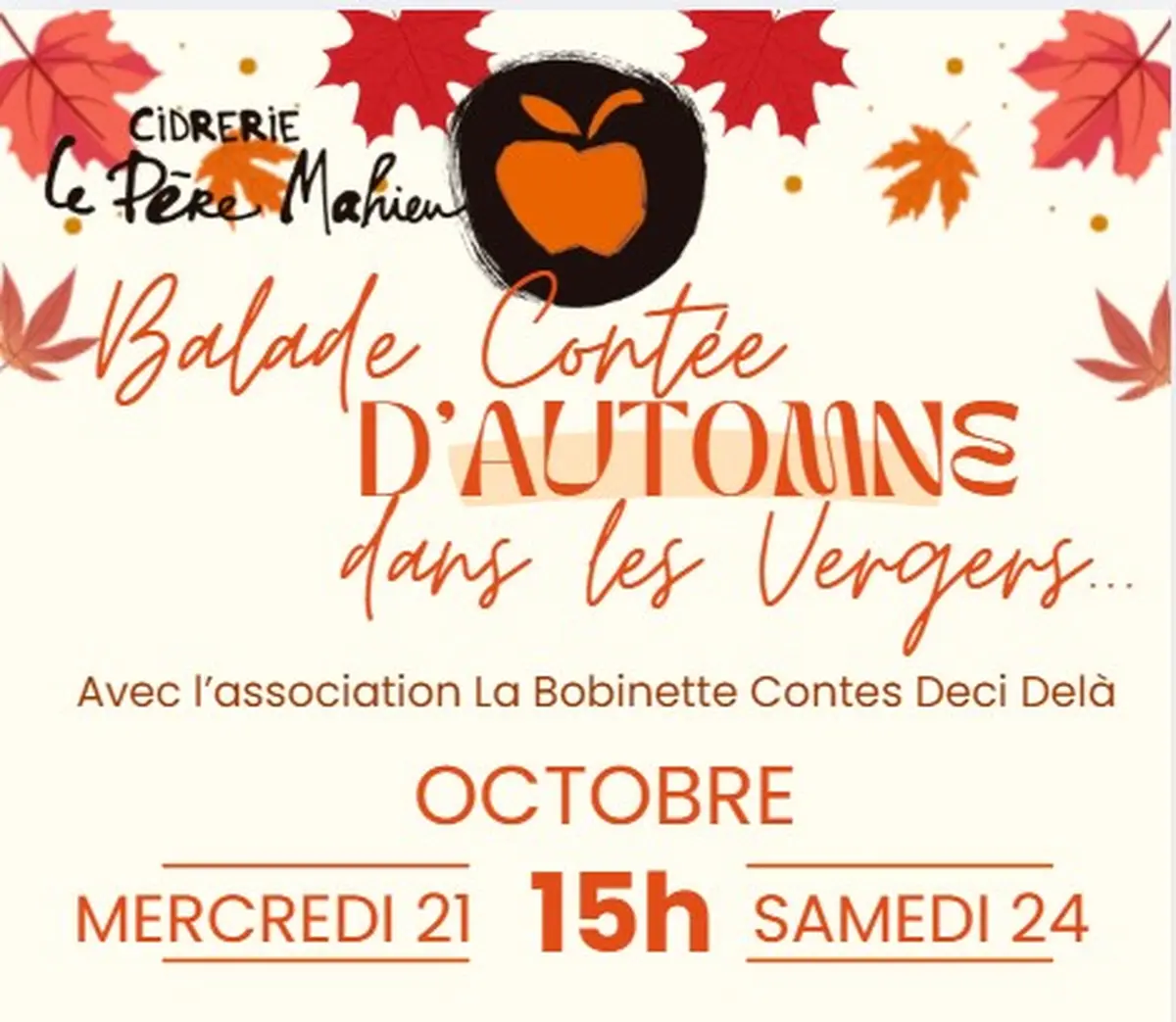 Balade contée d'automne dans les vergers