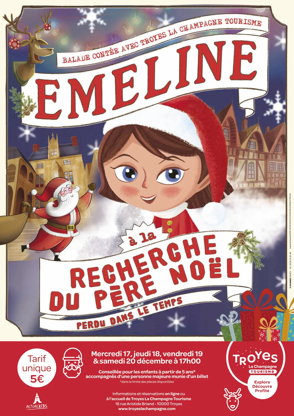 Balade contée « Emeline à la recherche du Père Noël perdu dans le temps »