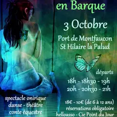 Balade contée en barque à Saint-Hilaire-La-Palud