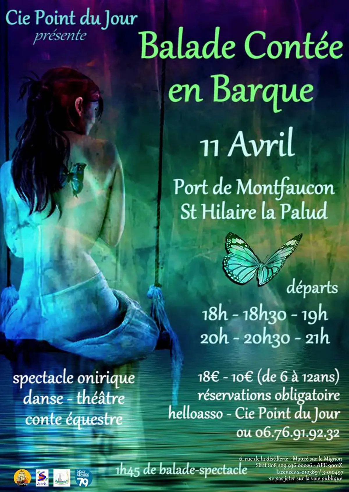 Balade Contée en barque à Saint-Hilaire-la-Palud