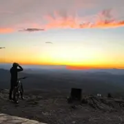 Balade coucher de soleil en VTT éléctrique à Força Réal (66)