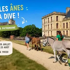 Balade dans les pas des ânes de la Dive ! au château d'Oiron