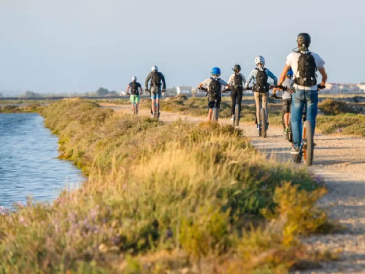 Balade de l'étang en trottinette électrique à Gruissan (11)