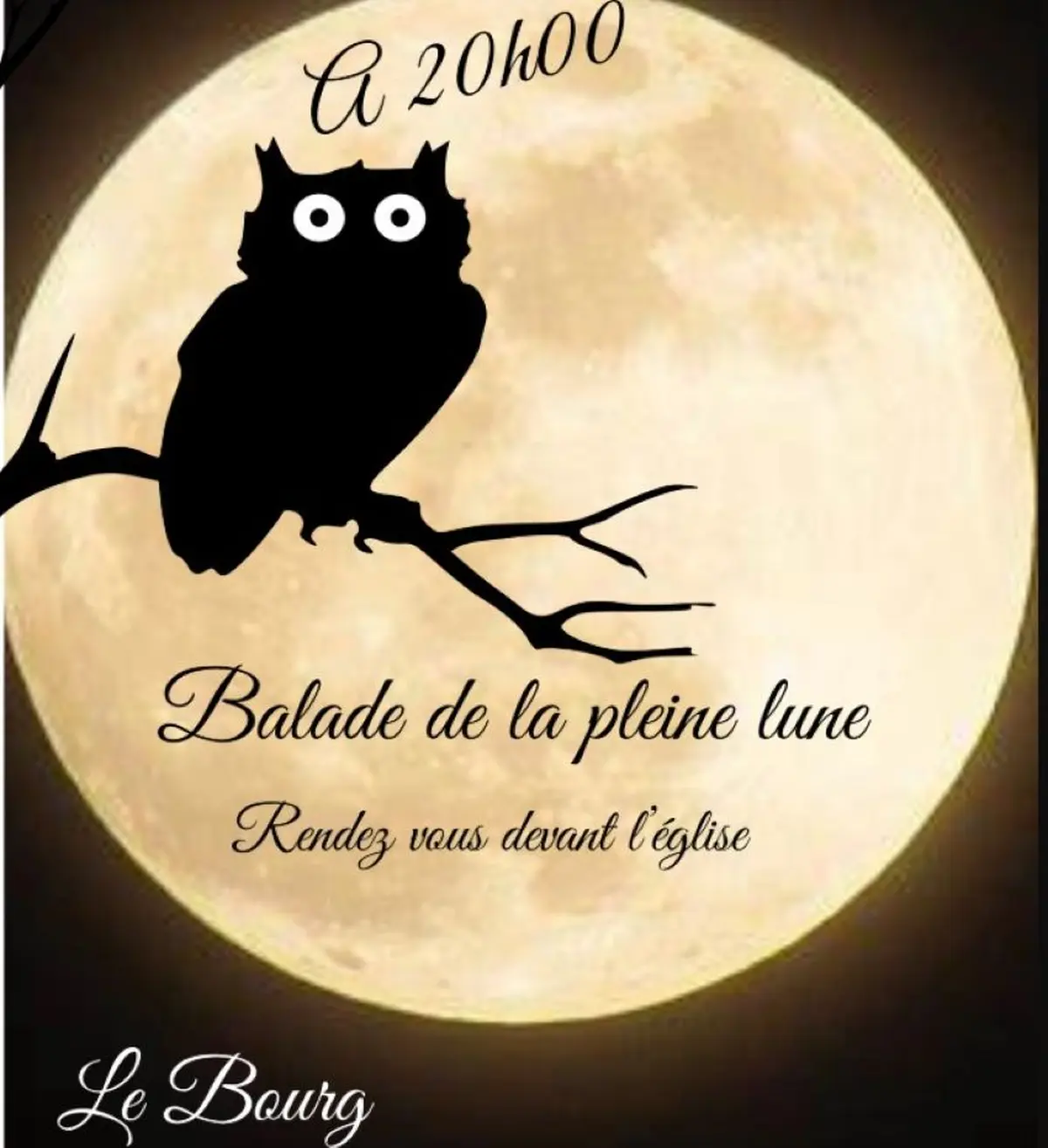 Balade de la pleine lune, Le Bourg
