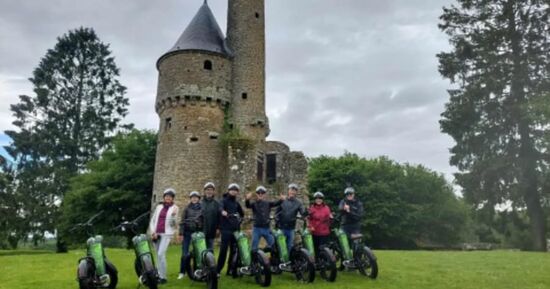 Balade d&eacute;couverte 1h30 en trottinette en Bagnoles de l'Orne (61)