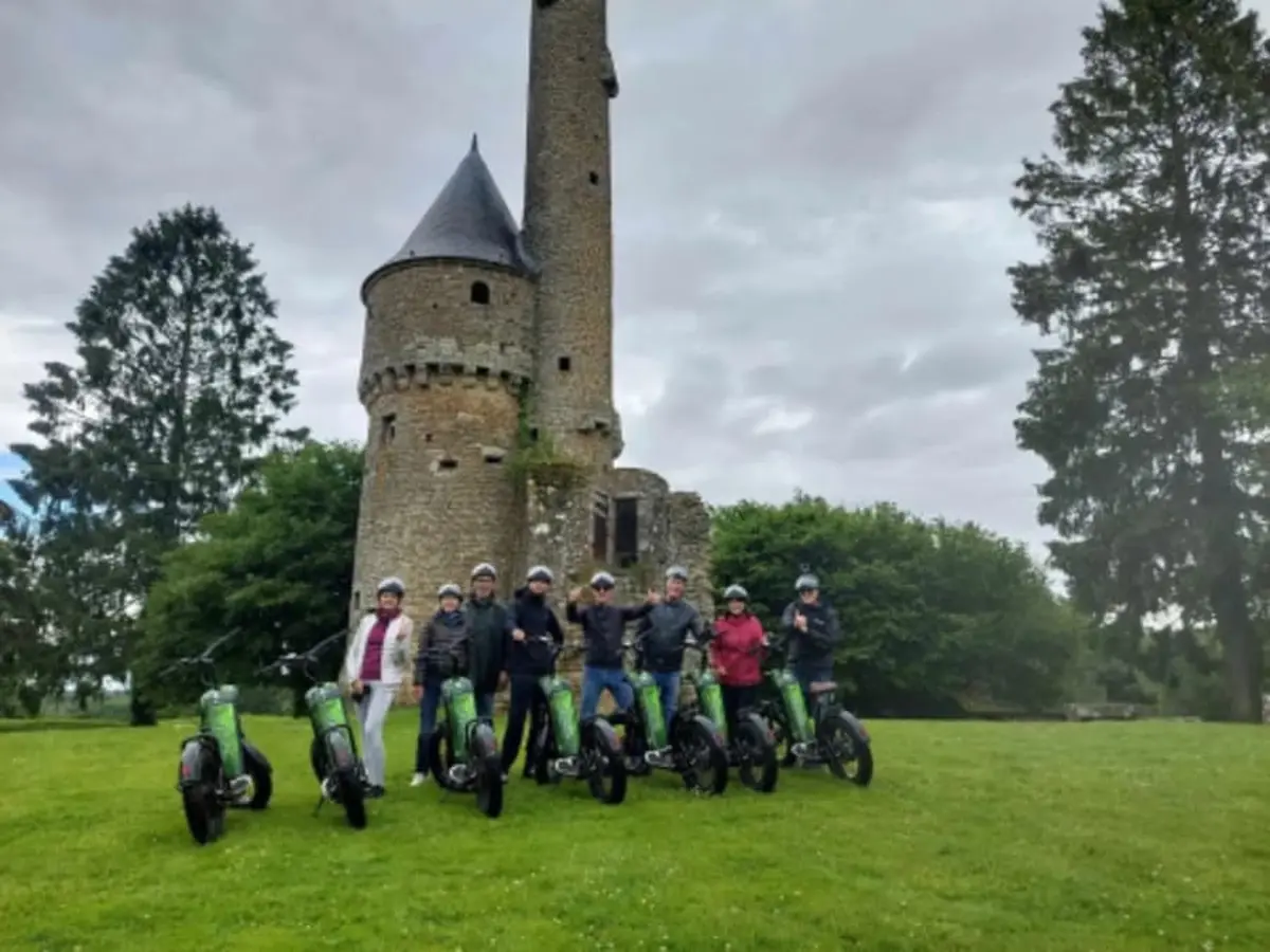 Balade découverte 1h30 en trottinette en Bagnoles de l'Orne (61)