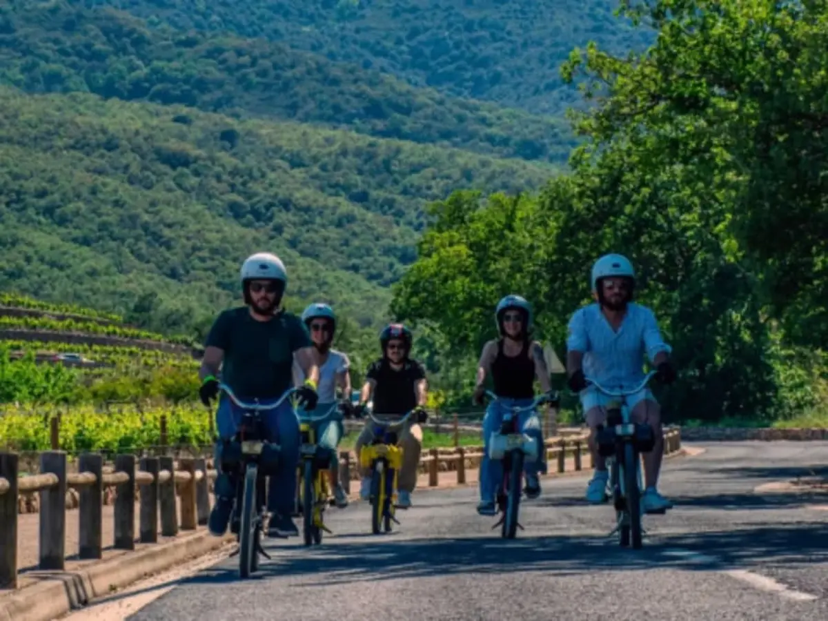 Balade découverte en Solex à Argelès-sur-Mer (66)