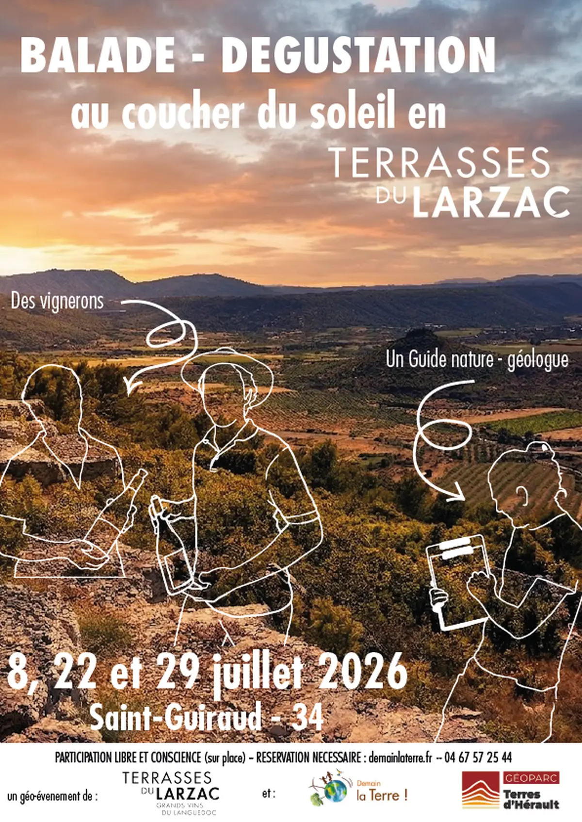 Balade dégustation au coucher du soleil