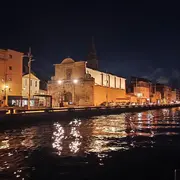 Balade en bateau au coucher de soleil