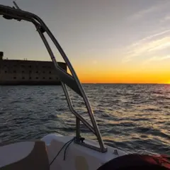 Balade en bateau au coucher de soleil à Châtelaillon-Plage (17)