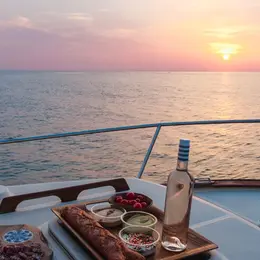 Balade en bateau : sortie sunset Baiona Marine