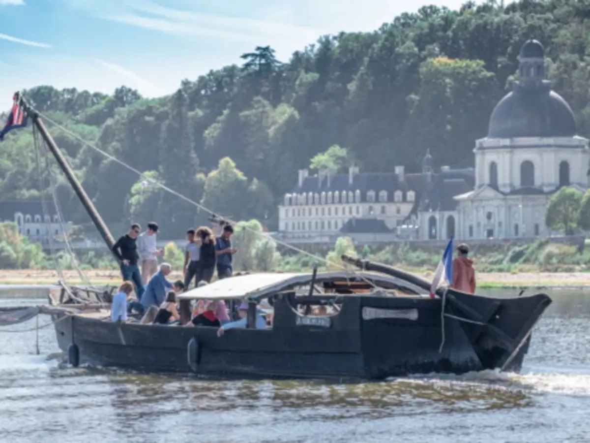 Balade en bateau sur la Loire au départ de Saumur (49)