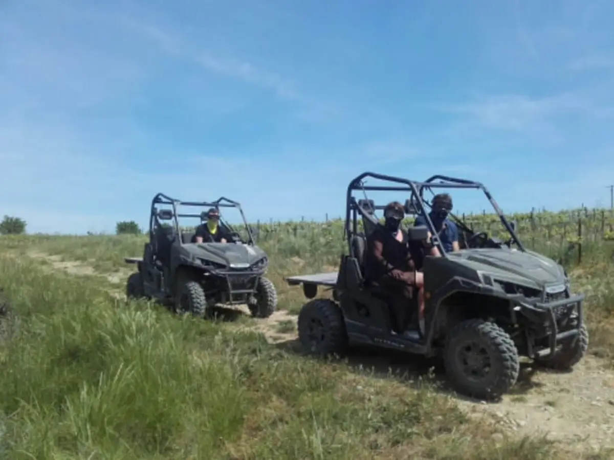Balade en buggy à Grospierres (07)