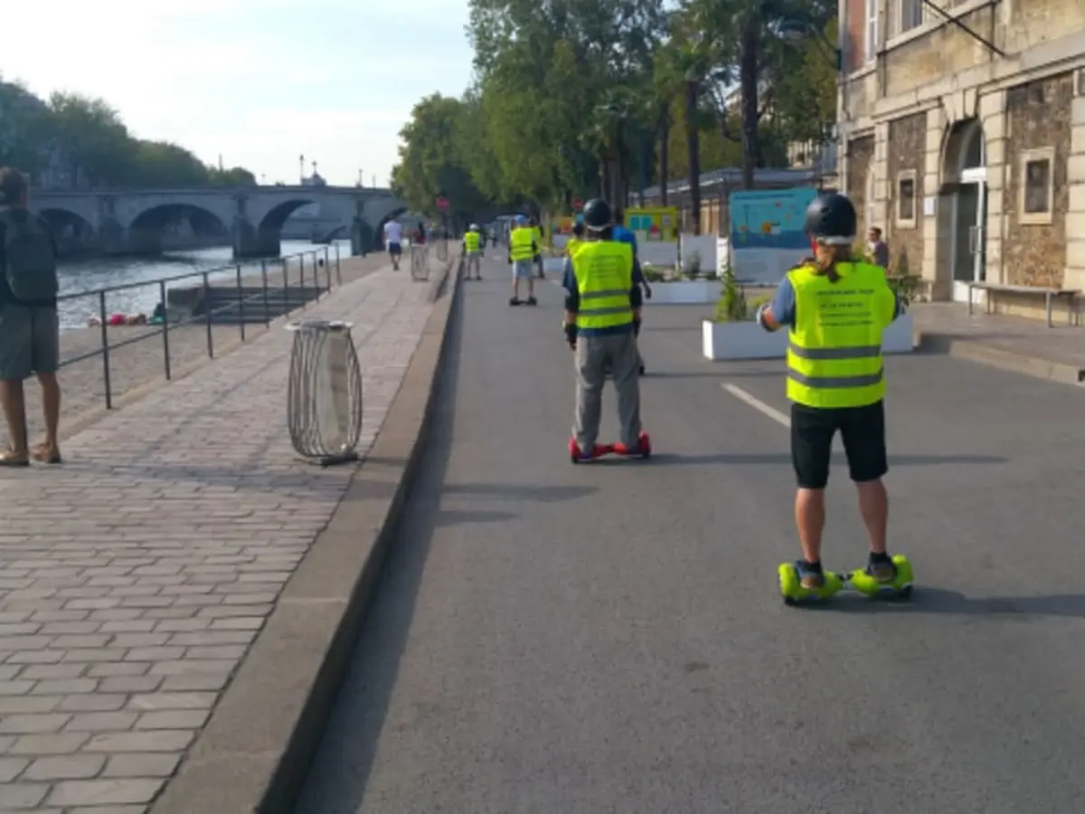 Balade en hoverboard à Paris