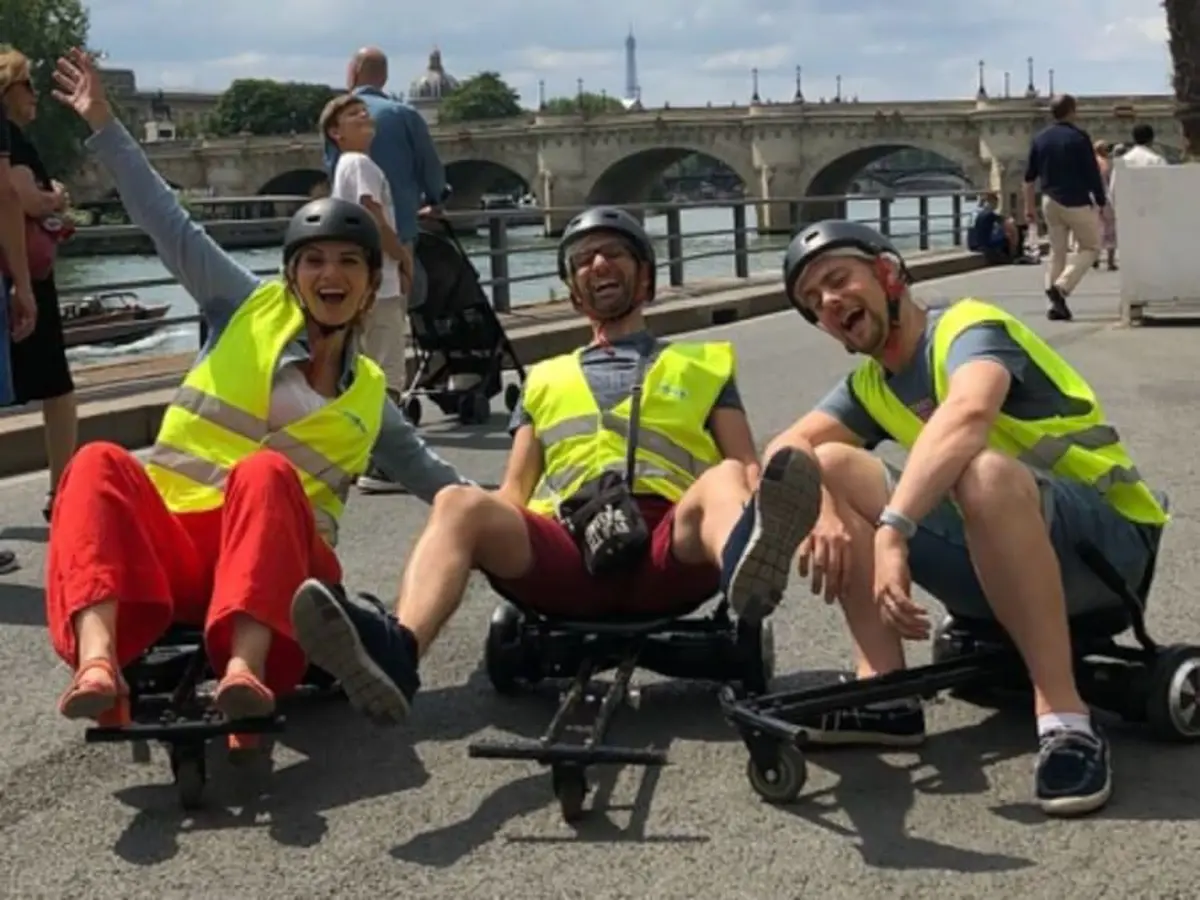 Balade en Hoverkart à Paris