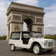 Balade en Méhari électrique à Paris