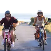 Balade en mobylette depuis Larmor-Plage (56)