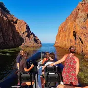 Balade en semi-rigide l'Esterel depuis Agay