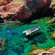 Balade en semi-rigide l'Esterel depuis Saint-Raphaël (83)