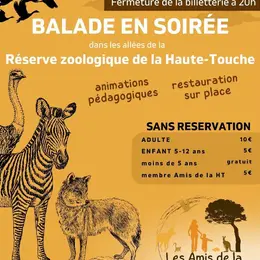 Balade en soirée à la Haute-Touche