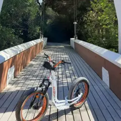 Balade en trottinette électrique au Pont Romain près de Lunel