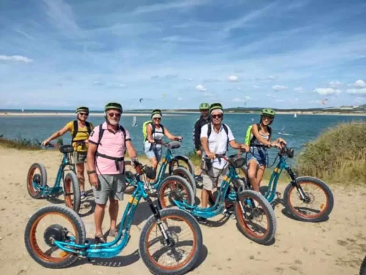 Balade en trottinette éléctrique au Touquet (62)