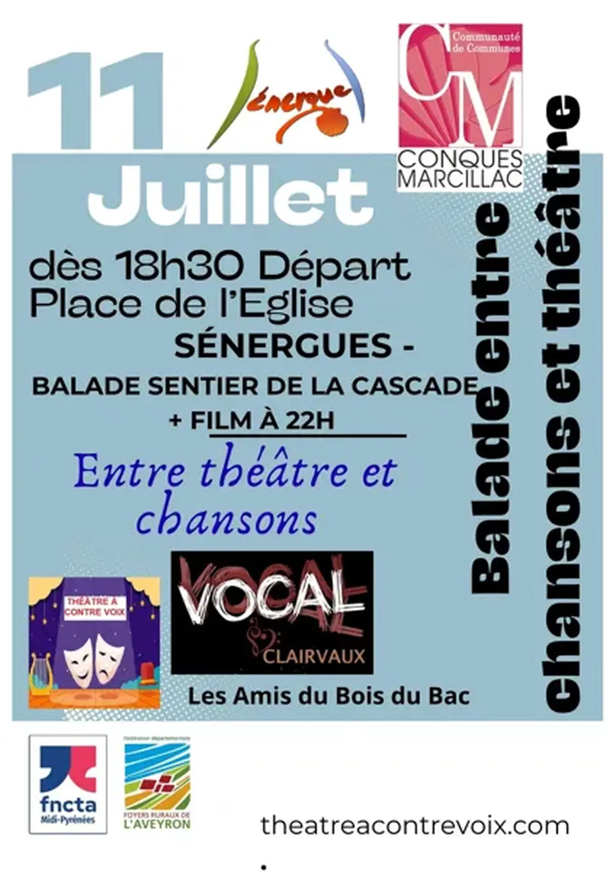 Balade entre chanson et théâtre - Sénergues
