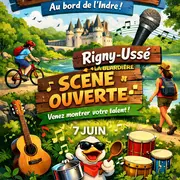 Balade et scène ouverte au bord de l'Indre