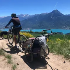 Balade familiale en  VTT électrique à Réallon (05)