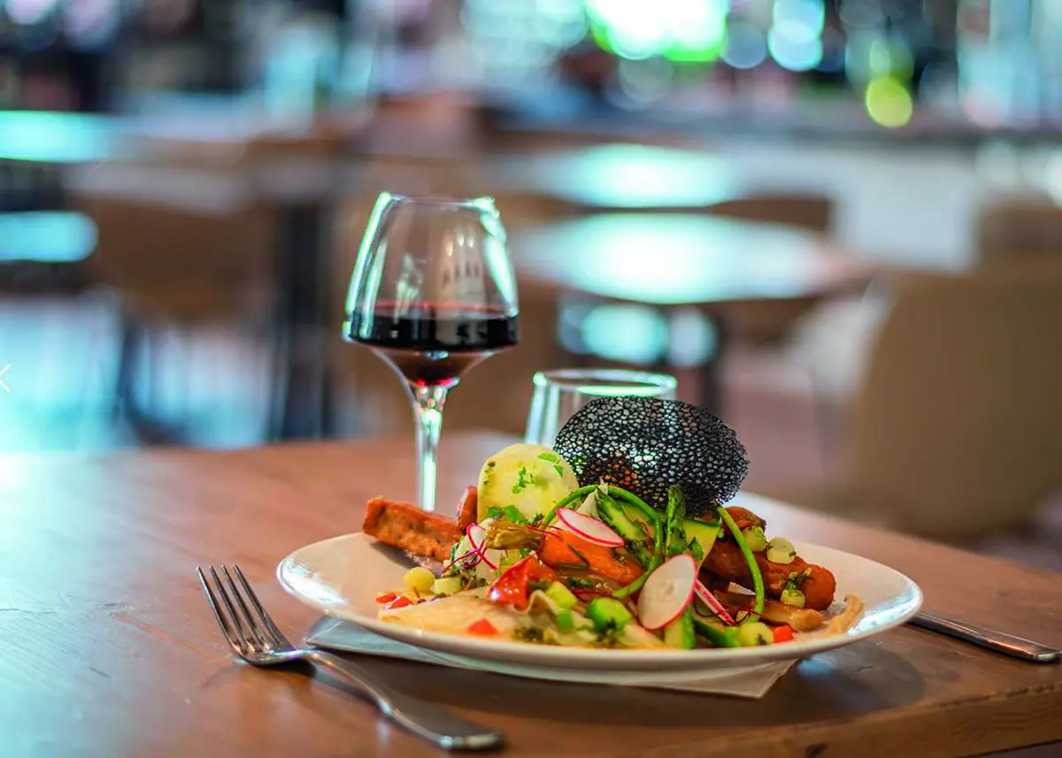 Un plat gourmand au restaurant la Fabrik