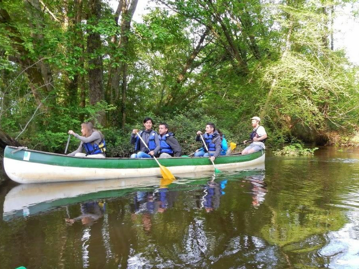 Balade guidée en canoë collectif sur la Leyre Réserve Ornithologique
