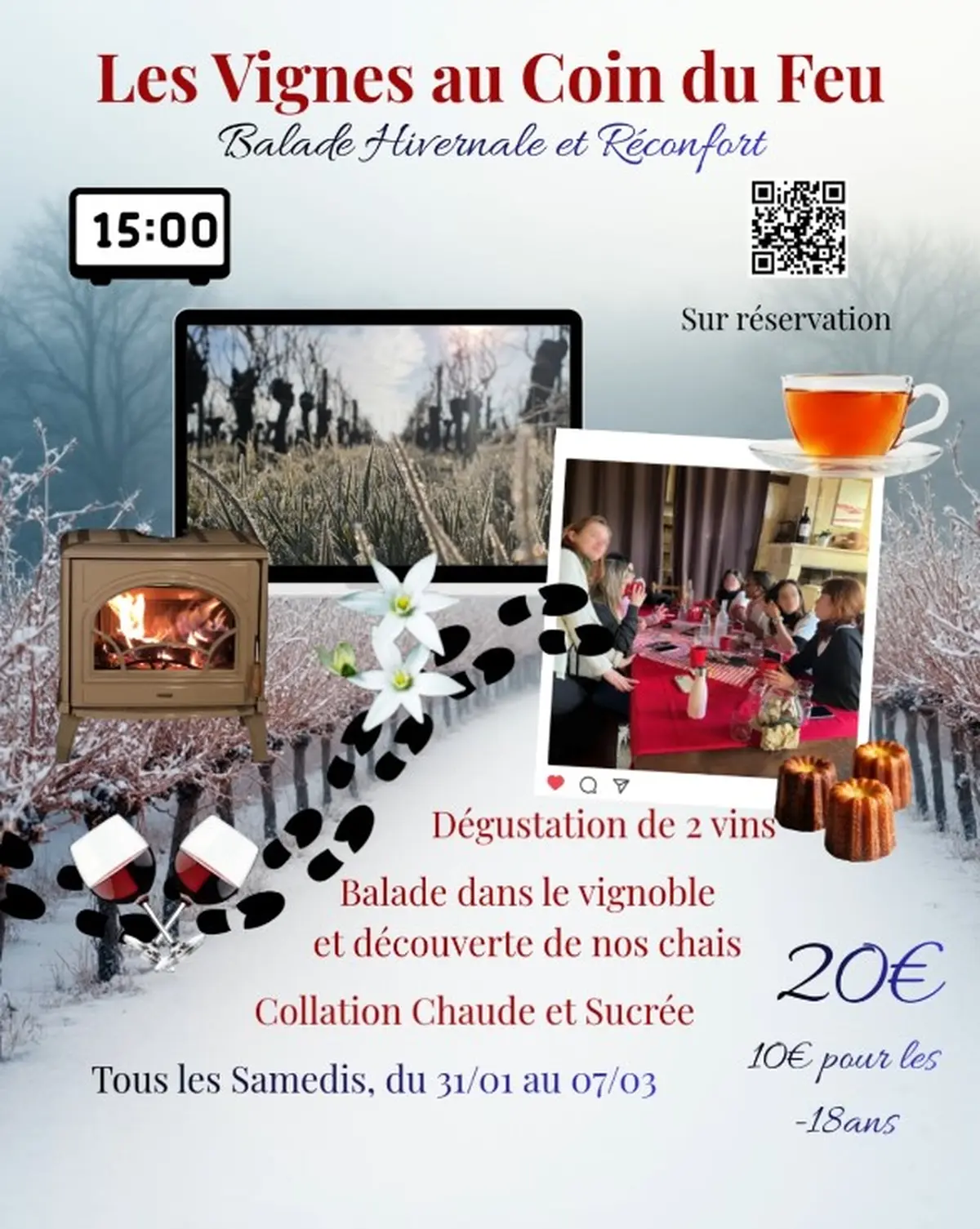 Balade hivernale au Château Champion