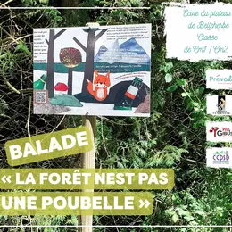Balade « La forêt n'est pas une poubelle »