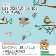Balade les oiseaux de nos campagnes