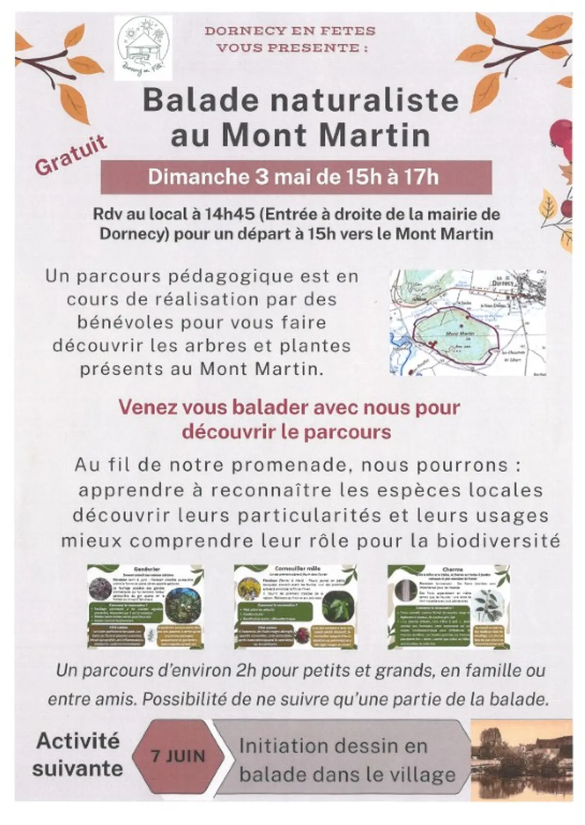 Balade naturaliste au Mont Martin