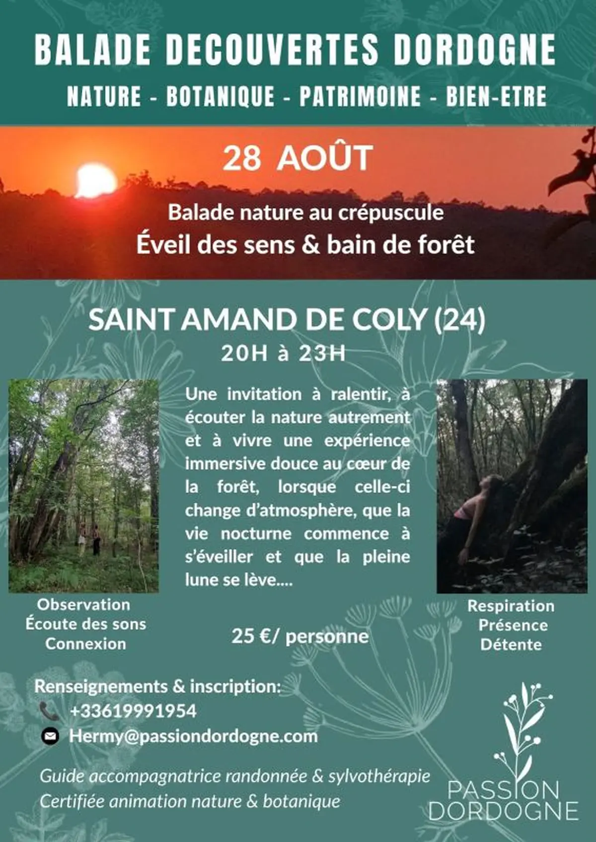 Balade nature au crépuscule
