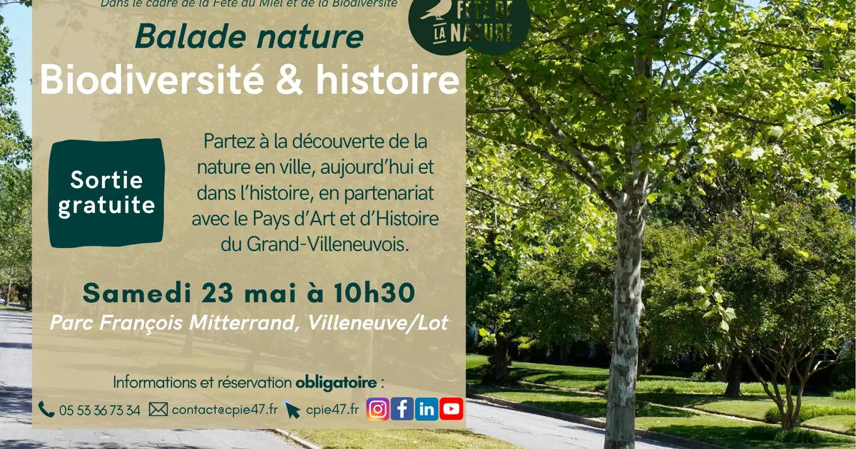 Balade nature entre biodiversité et histoire