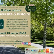 Balade nature entre biodiversité et histoire