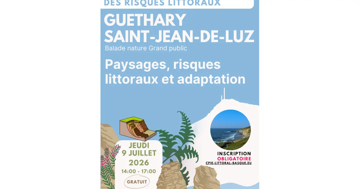 Balade Nature Grand Public Guéthary 2026