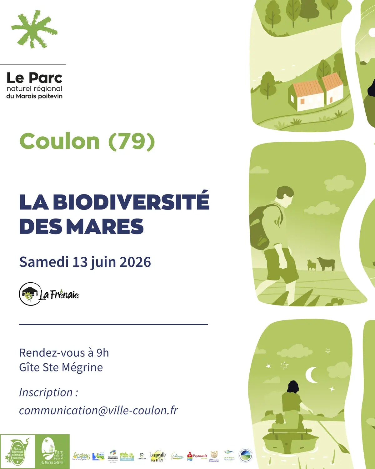 Balade nature La biodiversité des mares à Coulon