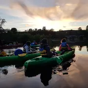 Balade nocturne en canoë-kayak avec un guide nature